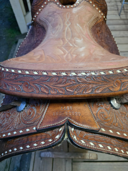 15" Hereford Tex Tan Western Equitation Show Saddle