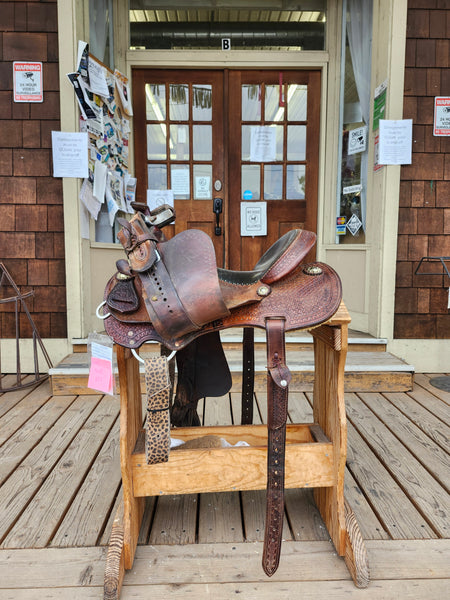 ON TRIAL 15" Bar H Barrel Saddle