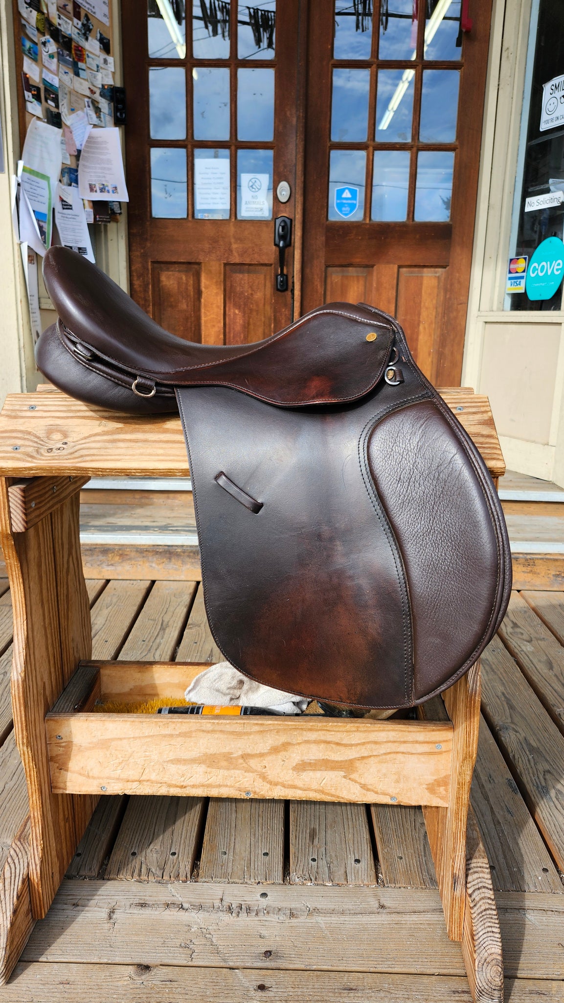 17" Collegiate Art All Purpose English Saddle