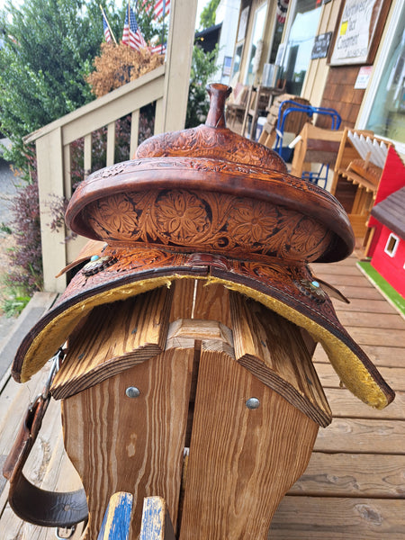 14" Corriente Barrel Racing Saddle