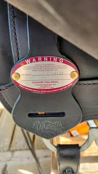 16.5" Tucker River Plantation Endurance Saddle