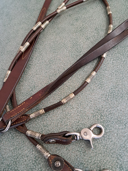 Romal Reins W/ Sterling Silver