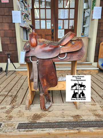 16" Hereford Tex Tan Western Pleasure Saddle