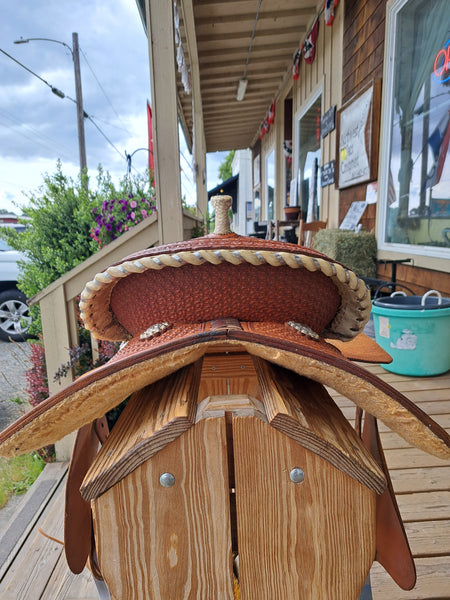 14" Circle Y Barrel Saddle