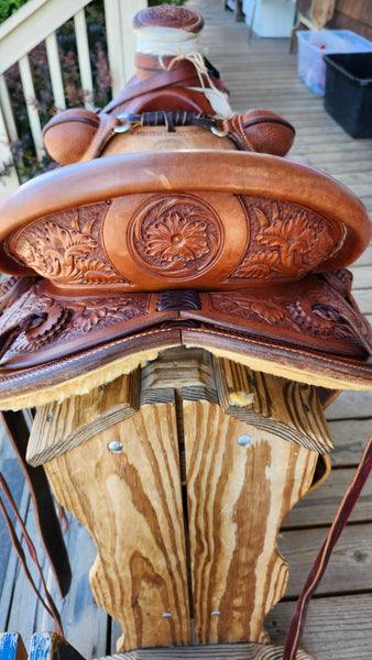 15" Henderson Saddle Co Wade Ranch Roper Saddle