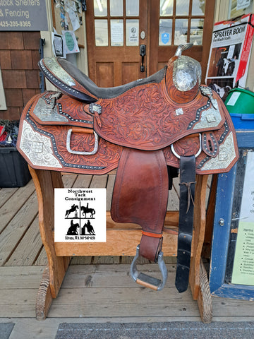 16" Hereford Tex Tan Western Equitation Show Saddle
