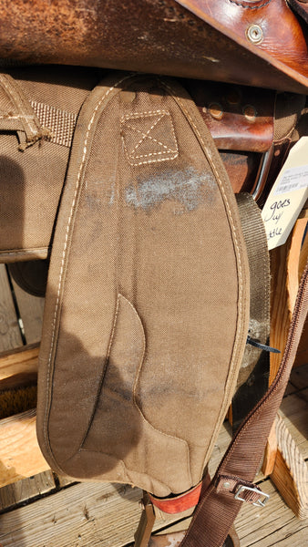 17" Big Horn Cordura Western Trail Saddle
