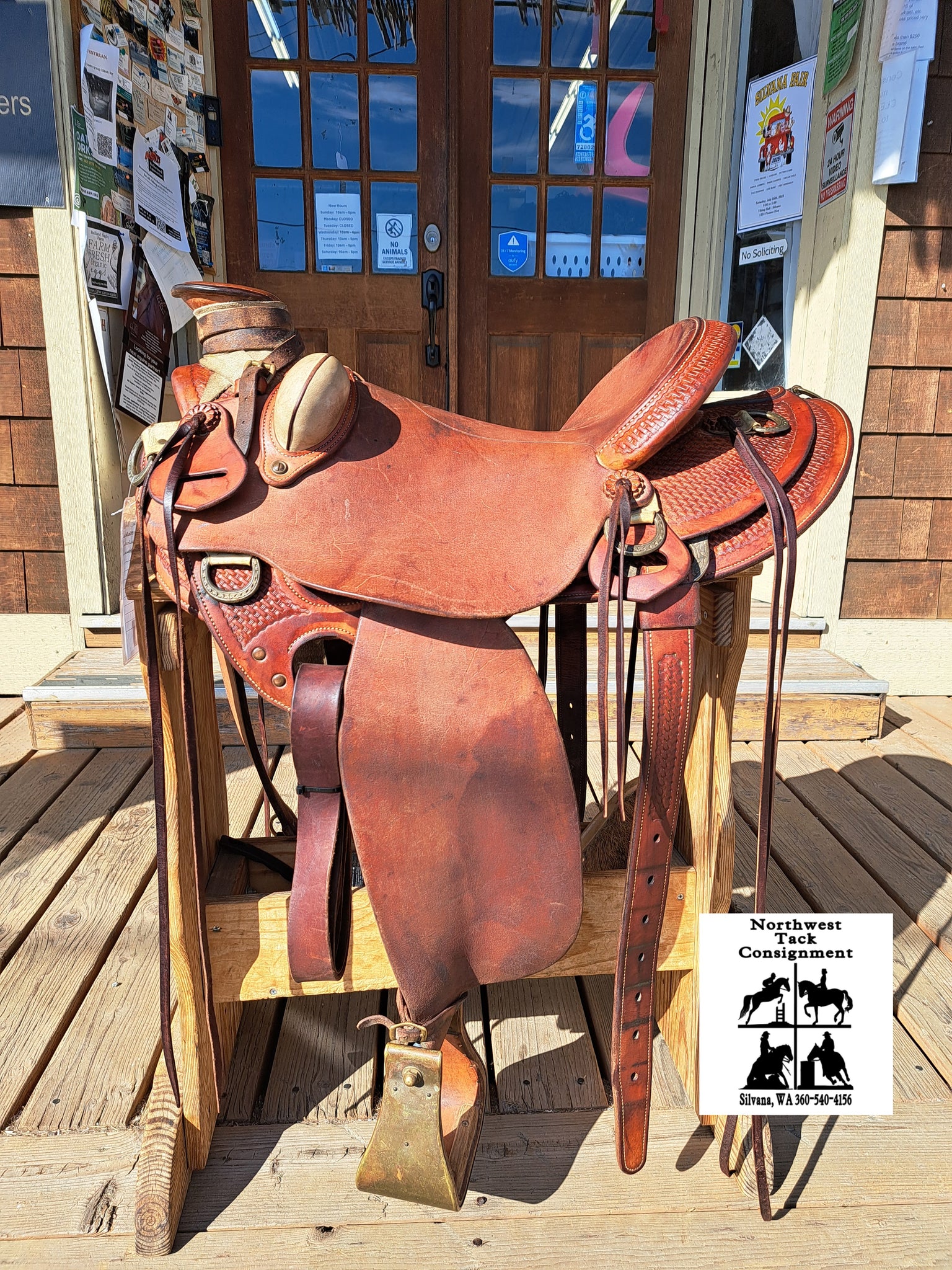 16" Watt Bros Wade Ranch Roper Saddle