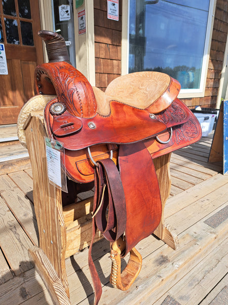 15" Texas Saddlery Roping Saddle