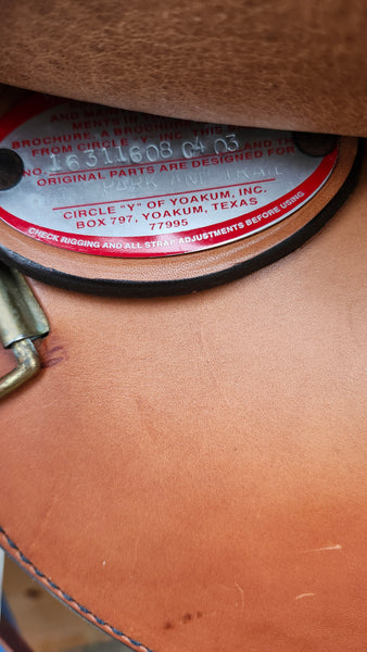 16" Circle Y Park & Trail Saddle