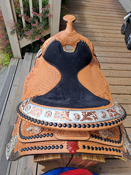 17" Dale Chavez Western Equitation Show Saddle