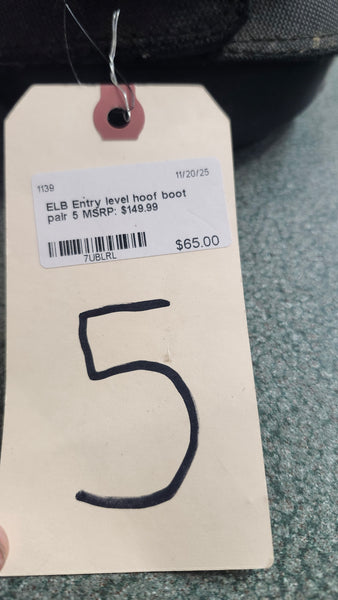 Size 5 ELB Entry Level Hoof Boots