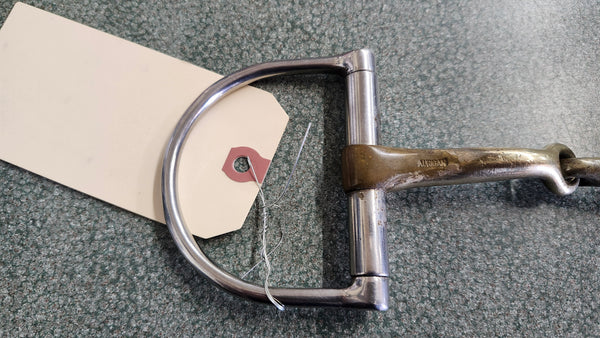 5.25" KK Ultra Aurgian D- Ring Snaffle
