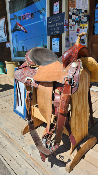 15" Rico Barrel Racing Saddle