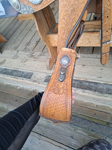 16.5" Blue Ribbon Western Equitation Show Saddle