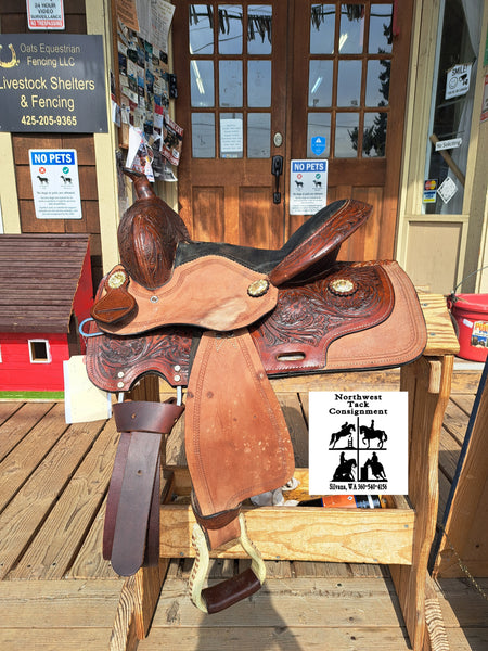 13" Double T Barrel Saddle