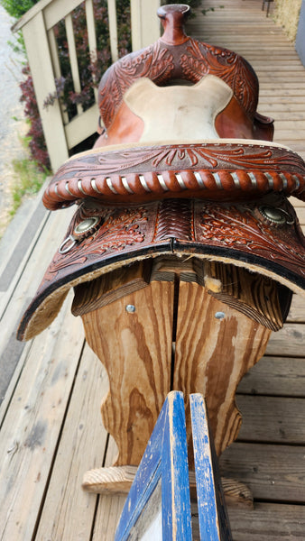 16" Bar M Carson River Reining Saddle