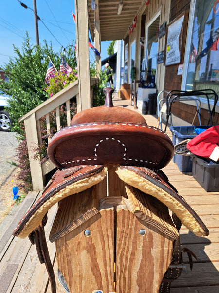 15" Burns Barrel Saddle