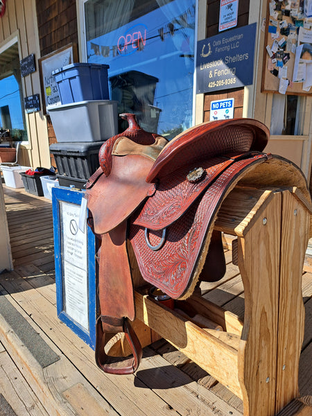 15.5" Dale Chavez Reining Saddle