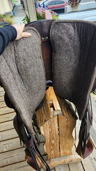 17.5" Tucker High Plains Western Trail Saddle