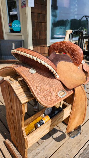 14" Circle Y Arizona Snowflake Barrel saddle