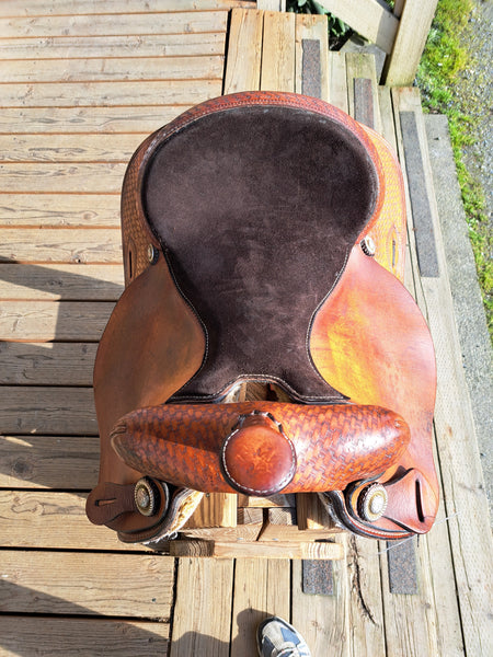 16" Hereford Tex Tan All Around Western Saddle