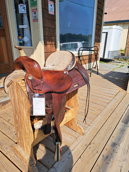 16" Barrel Racing Saddle