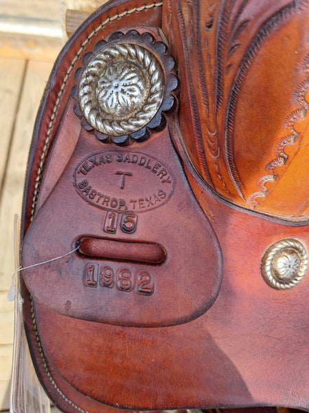 15" Texas Saddlery Roping Saddle