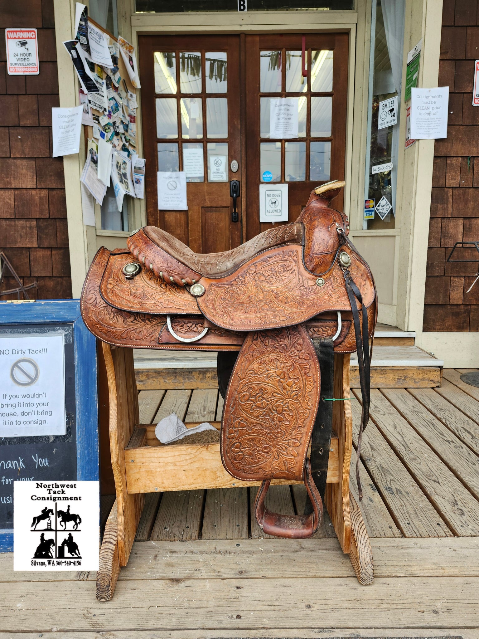 15.5" Hereford Vintage Equitation Saddle