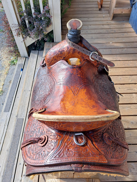 15" Santa Fe Roping Saddle