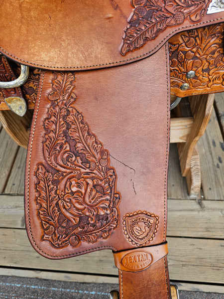 ON TRIAL 15.5" Tex Tan Imperial Western Equitation Show Saddle