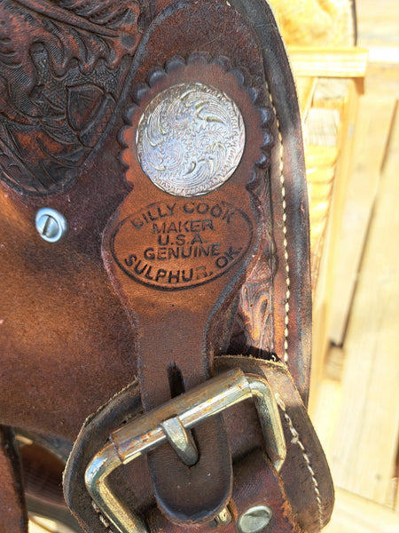 14.5" Billy Cook Barrel Saddle