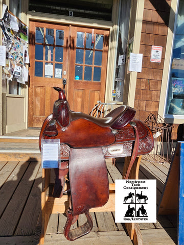 15" Hereford Tex Tan Western Equitation Show Saddle