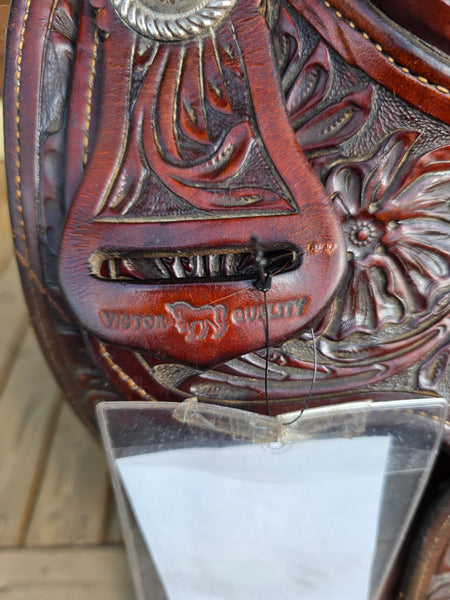15" Victor Supreme Western Equitation Show Saddle