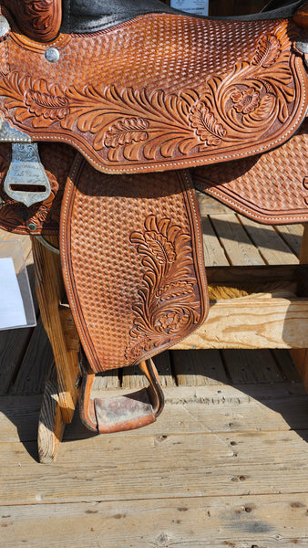 17" Dale Chavez Western Equitation Show Saddle
