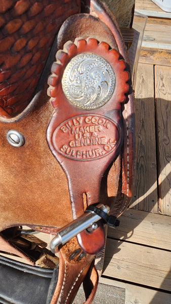 14.5" Billy Cook Barrel Saddle