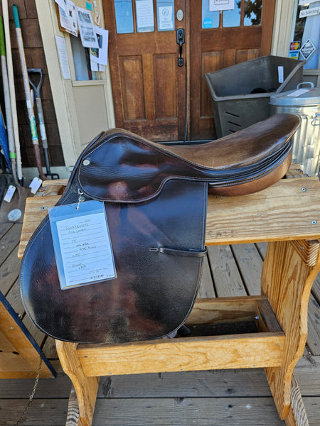 17" Lovatt & Ricketts Close Contact English Saddle