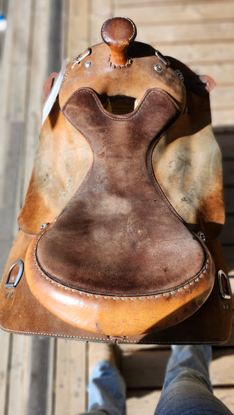 16" Circle Y Roughout Training Saddle