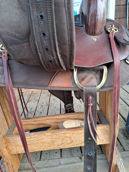 16" Big Horn Synthetic Draft Saddle