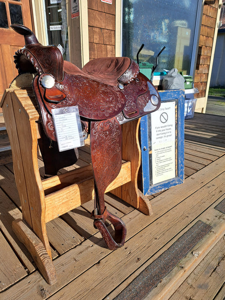 15" Hereford Tex Tan Equitation Saddle