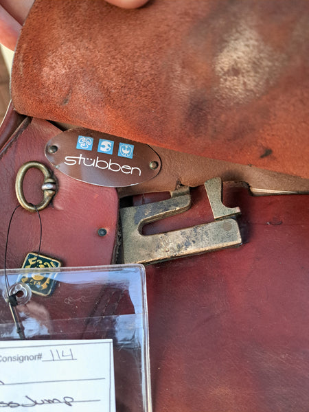 ON TRIAL 17" Stubben Edelweiss Close Contact Jump Saddle