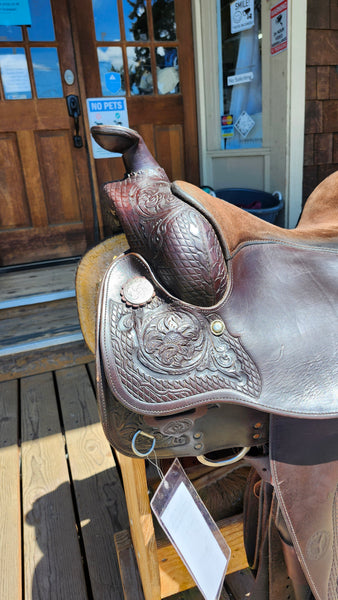 16" Circle Y Richard Shrake Resistance Free Western Equitaiton Show Saddle