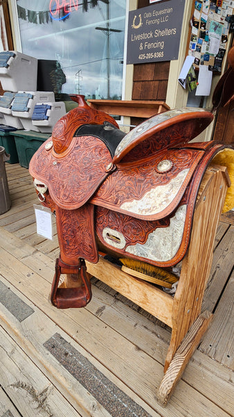 14.5" Showman Western Equitation Show Saddle