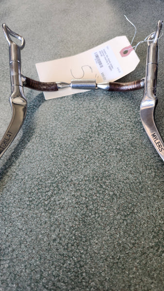 5" Myler Flat Shank Mullen Comfort Snaffle