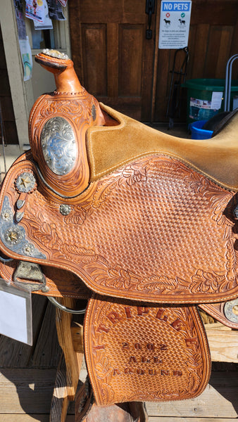 17" Mary's Custom Tack Western Equitation Show Saddle