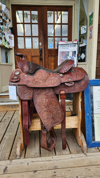 16" Vintage Circle Y Equitation Saddle