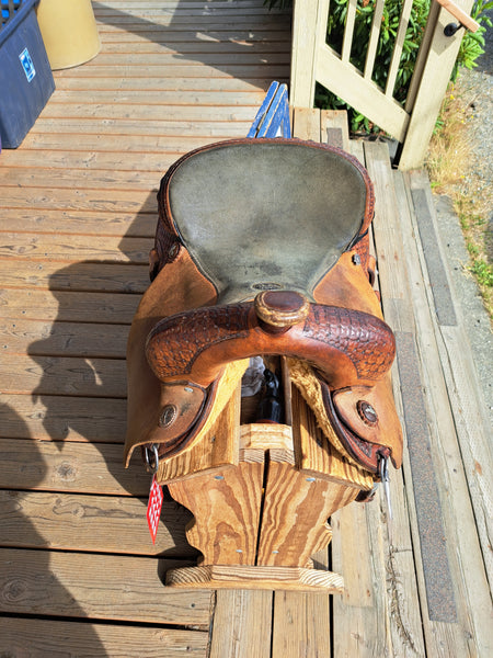 13" Three Forks Merril Barrel Saddle