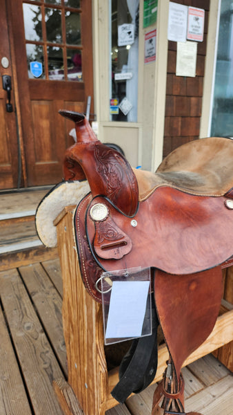 16" Hereford Tex Tan Western Pleasure Trail Saddle