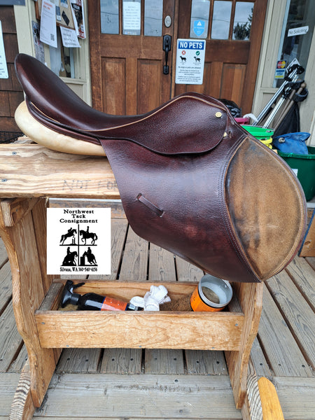 17.5" Collegiate Ruiz Diaz All Purpose English Saddle