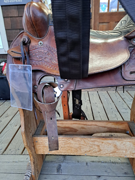14.5" Hereford Tex Tan Western Saddle